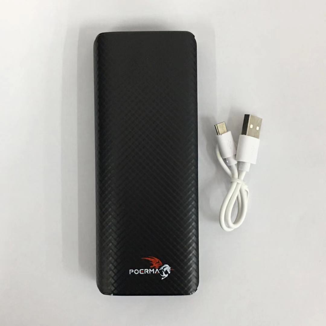 (BLACK)POERMA POWERBANK PB-161 8000mAh WITH DIGITAL DISPLAY(READY STOCK)